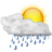 Weather showers day icon 48x48