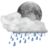 Weather showers night icon 48x48