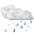Weather snow rain icon 48x48
