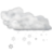 Weather snow scattered icon 48x48