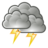 Weather storm icon 48x48