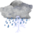 Weather storm night icon 48x48