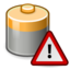 Battery caution icon 64x64