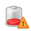 Battery caution icon 64x64