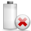 Battery missing icon 64x64