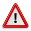 Dialog warning icon 64x64