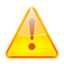 Dialog warning icon 64x64