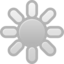 Display brightness low icon 64x64