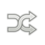 Media playlist shuffle icon 64x64