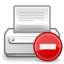 Printer error icon 64x64