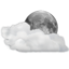 Weather clouds night icon 64x64