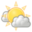 Weather few clouds icon 64x64