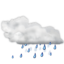 Weather showers scattered icon 64x64