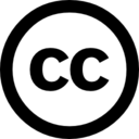Licenses cc creative commons icon