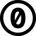 Licenses cc zero icon