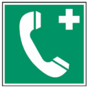 Pictogram din rescue phone icon