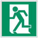 Pictogram din exit icon