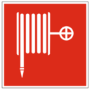 Pictogram din fire hose icon