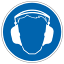 Pictogram din ear protection icon