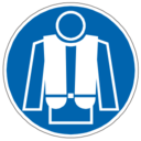 Pictogram din life jacket icon
