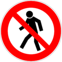 Pictogram din pedestrians icon