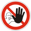 Pictogram din admittance icon
