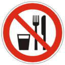 Pictogram din eat or drink icon