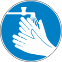 Pictogram din se laver les mains icon