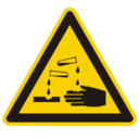 Pictogram din corrosive icon