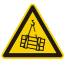 Pictogram din suspended load icon