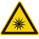 Pictogram din optical light icon