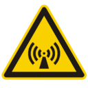 Pictogram din electromagnetic field icon