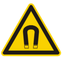 Pictogram din strong magnetic field icon