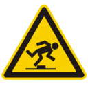 Pictogram din trip hazard icon