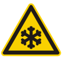 Pictogram din low temerature icon