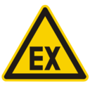 Pictogram din explosive atmosphere icon