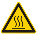 Pictogram din high temperature icon