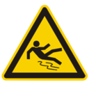Pictogram din slippery floor icon