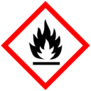 Pictogram ghs flame icon