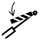 Pictograms aem hydraulic cylinder locking device icon