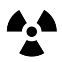 Pictograms aem radiation hazard icon