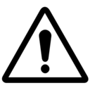 Pictograms aem general warning hazard icon