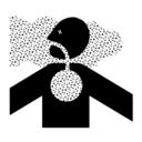 Pictograms aem dust fumes inhalation icon