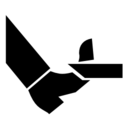 Pictograms aem cutting severing of toes or foot blade icon
