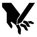 Pictograms aem cutting severing of fingers or hand blade icon