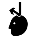 Pictograms aem large falling object from above icon