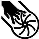 Pictograms aem severing of fingers or hand impeller blade icon