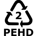 Pictograms recycle plastic pehd icon