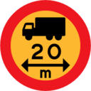 Pictograms road signs truck sign icon