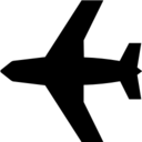 Pictograms road signs airplane roadsign icon